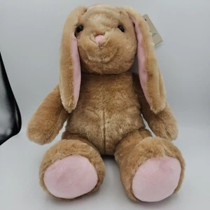 Build A Bear Workshop Bunny, Stuffed Animal, Pawlette, Tan and Pink 16" Plush  - Picture 1 of 10