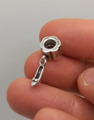 Authentic Pandora High Heel Shoe Dangle Charm 790420 Retired 925 Silver - Immagine 1 di 4