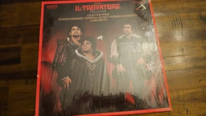 Verdi Trovatore Domingo + Book Orig Italy '70 Classical Italian Opera - Picture 1 of 7