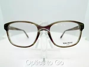 VERA WANG LANA (AU) Aubergine Horn 50-17-137 mm w/Case Eyeglass Frame - Picture 1 of 8