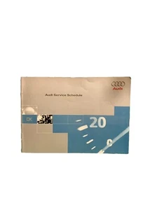 AUDI A4 SERVICE HISTORY BOOK (2000) 9 Entries Genuine Vintage Collectible - Picture 1 of 21