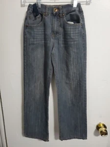 Nautica Sport NS83 Jeans Size 10 Fit Straight Leg Denim Charcoal Small girls - Picture 1 of 4