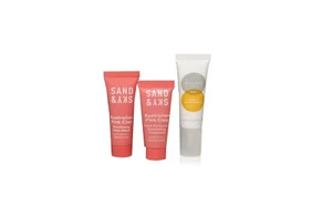 3 Mini Pack Of Top Brand Skin Care Pink Clay Mask, Exfoliating & Vitamin C Serum - Picture 1 of 1