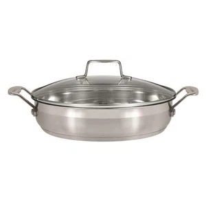 100% Genuine! SCANPAN Impact 28cm Chef Pan 18/10 Stainless Steel! RRP $199.00! - Bild 1 von 3