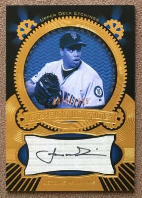 2004 Upper Deck Etchings Etched in Time Autograph Jerome Williams Auto /1325 San - Изображение 1 из 2