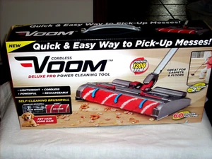 Voom Cordless Deluxd Pro Power Cleaning Tool 1200 RPM Broom New In Box - Picture 1 of 2