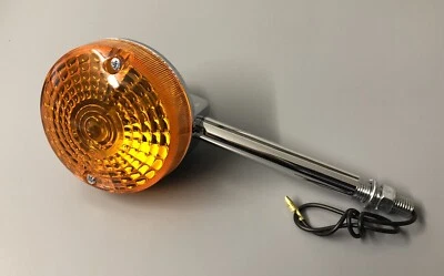 Blinker lang chrom 87mm für Suzuki RV 50 RV 90 RV 125 lang E-geprüft NEU 364110 - Bild 1 von 4