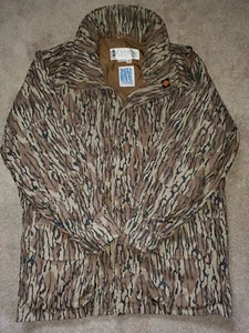 Columbia Omni Tech Mossy Oak Bottomland Camo Hunting Jacket size M fits like XL - Picture 1 of 24
