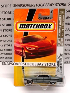 2009 MATCHBOX GREEN '69 CADILLAC SEDAN DEVILLE, HERITAGE CLASSICS, MBX #7, VHTF - Picture 1 of 9
