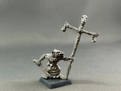 Vintage Battle Standard Bearer Clan Verminus Skaven Ratman Warhammer METAL - Image 1 of 4