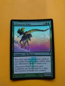 Allosaurus Rider. Elf Warrior Coldsnap. FOIL Rare. MTG Card as pictured - Picture 1 of 5