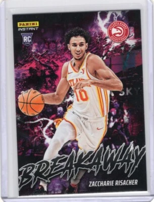 2024/25 PANINI INSTANT NBA BREAKAWAY B1 Zaccharie Risacher ATLANTA HAWKS ROOKIE - Image 1 of 2