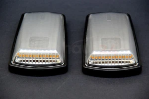 MERCEDES BENZ G CLASS W463 LED TURN SIGNAL LAMPS LIGHTS MANSORY STYLE CLEAR OEM - Bild 1 von 9