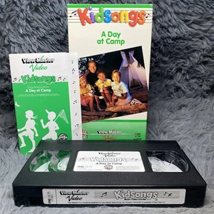 Kidsongs A Day At Camp VHS 1990 View-Master Video Sing-a-Long Tape Kids Children - Picture 1 of 8