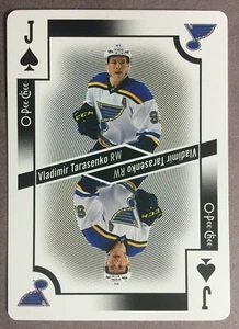 2017-18 O-Pee-Chee Playing Cards #J-Spades Vladimir Tarasenko St. Louis Blues - Picture 1 of 2