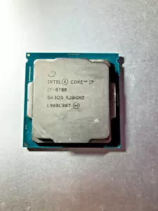 Intel i7 8700 3,2 GHz 6-rdzeniowy, LGA 1151 SR3QS, CPU, procesor - Zdjęcie 1 z 7