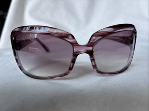 Oliver Peoples Cameo Sonnenbrille 66 16-120 rosa braun glitzernd - Bild 1 von 8