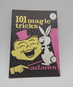 60er Jahre 101 Zaubertricks Adams Co. Neptun, NJ Booklet Vintage - Bild 1 von 3