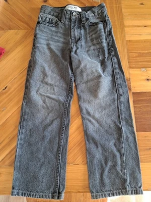 Pantalones de mezclilla Cherokee negros lavado claro 5t cintura ajustable para niños Foto 1 de 3