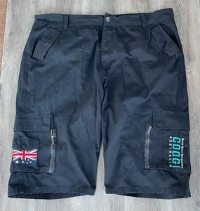 Coogi Shorts Mens 50 Black Canvas 16" Streetwear Jorts Y2K Hiphop Urban - Picture 1 of 7