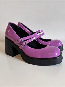 π  Call It Spring Vegan Monroe Mary Jane Pumps US 7 / EUR 37.5 β Great Condition - Picture 1 of 16