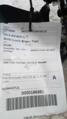 Conjunto de piezas de freno antibloqueo sedán AWD para 11-13 INFINITI G37 431157 Foto 1 de 3