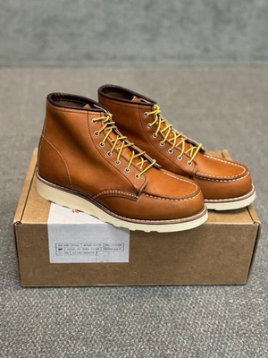 Red Wing 经典 Moc 皮革靴女式 #3375 8B 码,颜色:Oro Legacy — 第 1/3 张图片