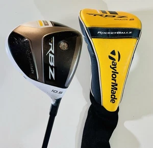 TAYLORMADE RBZ STAGE 2 DRIVER 10.5* FUJIKURA ROCKETFUEL Senior M FLEX + HC - Picture 1 of 12