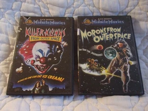 KILLER KLOWNS FROM OUTER SPACE + MORONS DVD LOT HORROR SCI-FI COMEDY 80'S MGM - Picture 1 of 11