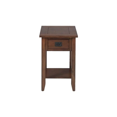 Mission Oak Chairside Table - Image 1 of 3