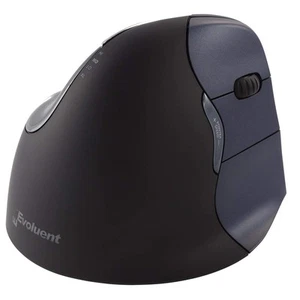 Evoluent Standard Right. USB Black. A vertical patented mouse that supports your - Picture 1 of 5