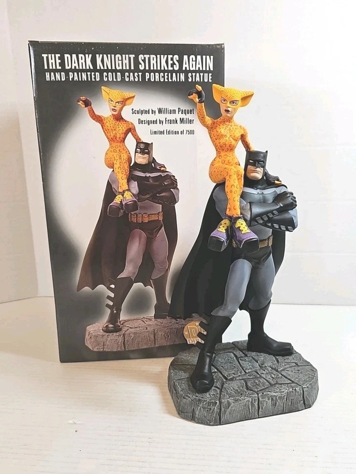 Estatua de Batman del Caballero Oscuro ataca de nuevo de DC Comics - LOTE # 788 de Frank Miller Foto 1 de 4