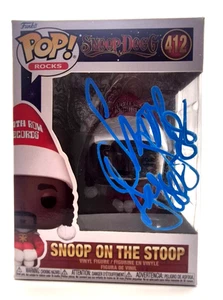 SNOOP DOGG SIGNED AUTOGRAPHED FUNKO POP RARE #412 SNOOP ON THE STOOP PSA COA - Picture 1 of 3