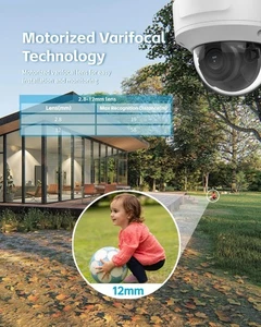 Brand New 8MP Smart Dome POE Outdoor/Indoor IP Camera 2783G2-IZS-2.8-12MM - Picture 1 of 1