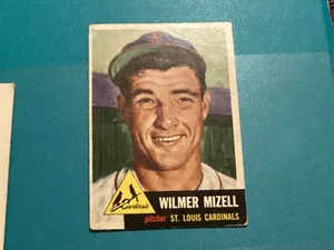 1953 Topps #128 Wilmer Mizell. St. Louis Cardinals - EX+ - Lite Corner Wear - - Bild 1 von 2