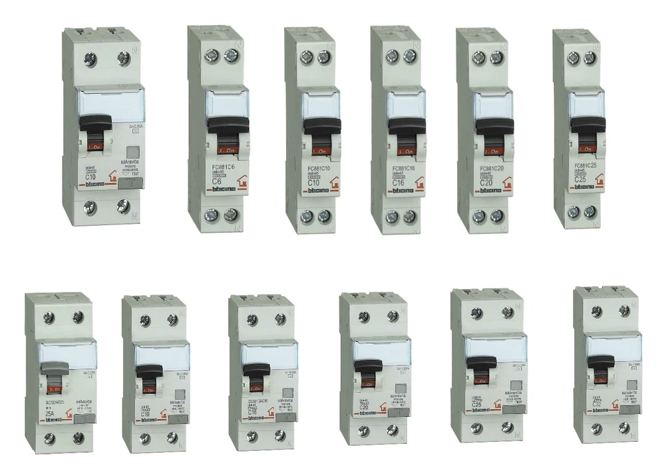 Bticino Interruttore magnetotermico differenziale serie FC881 GC8813 da 6 a 32a! - Immagine 1 di 4