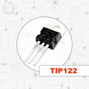 TIP122 TIP 122 DARLINGTON TRANSISTOR ST TO-220 NPN 100V 5A 65W - SET DA 2 PEZZI - Bild 1 von 1