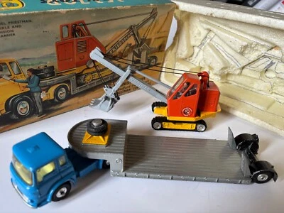 RARE CORGI TOYS  GIFT SET N. 27 MACHINERY CARRIER + BOX ORIGINALE MINT - Immagine 1 di 4