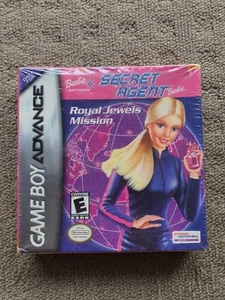 NINTENDO GAMEBOY ADVANCE BARBIE SECRET AGENT ROYAL JEWELS MISSION BOXED Sealed - Picture 1 of 3
