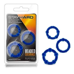 Stay Hard Beaded Cockrings - Picture 1 of 2
