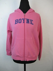 *L A T  BOYNE Sweatshirt Girls Large(14-16) Pink Hoodie Zip T Kids - Picture 1 of 6