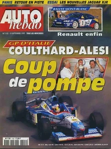 AUTO HEBDO n°1102 10/09/1997 GP ITALIE JAGUAR XJ8 1000 LACS MOTN BLANC F3 ALBI - Foto 1 di 1