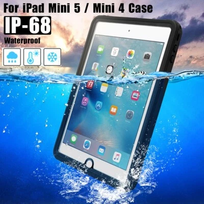 For Apple iPad mini 4 5th Gen Case Waterproof Shockproof Cover Screen Protector - Image 1 of 4