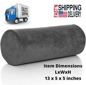 Neck Knee Leg Back Roll Pillow Round Bolster Orthopedic Support Yoga Tube Memory - Picture 1 of 15