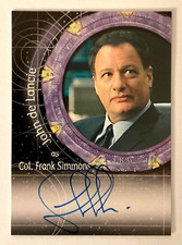 Stargate SG-1 Season 5 Autograph Card A25 John De Lancie as Col. Frank Simmons