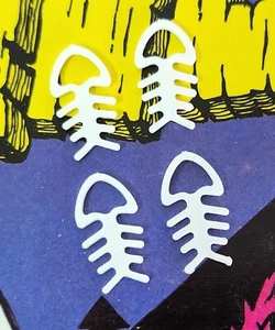 4x Ersatzfische für THE ALLEY CATS Spiel IDEAL Brettspiel, 1976, Ersatz - Bild 1 von 1