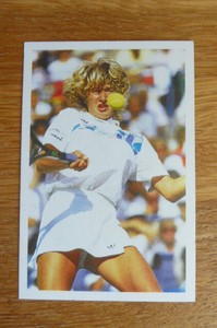 STEFFI GRAF TENNIS CARD QUESTION OF SPORT 1986