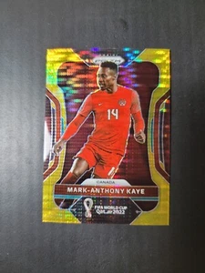 2022 Panini Prizm World Cup Mark-Anthony Kaye Gold Pulsar Prizm /25 - Picture 1 of 8