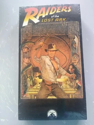 Indiana Jones: Raiders Of The Lost Ark VHS Tape - SEALED - Paramount 1989 - Image 1 of 3