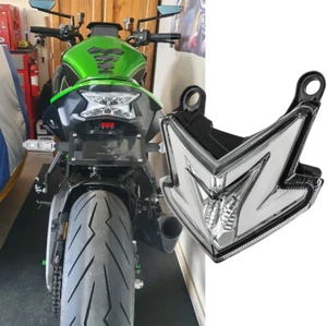For Kawasaki 2013-2018 ZX-636 Motorcycle Rear Brake LED Tail Light Turn Signal - Imagen 1 de 16